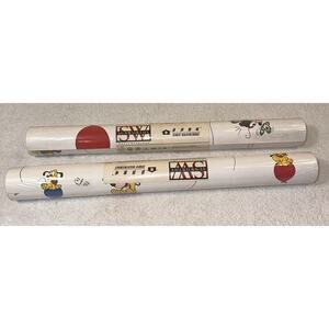 Walt Disney Vintage Wallpaper Roll Donald Duck Mickey Minnie Mouse Cartoons NOS